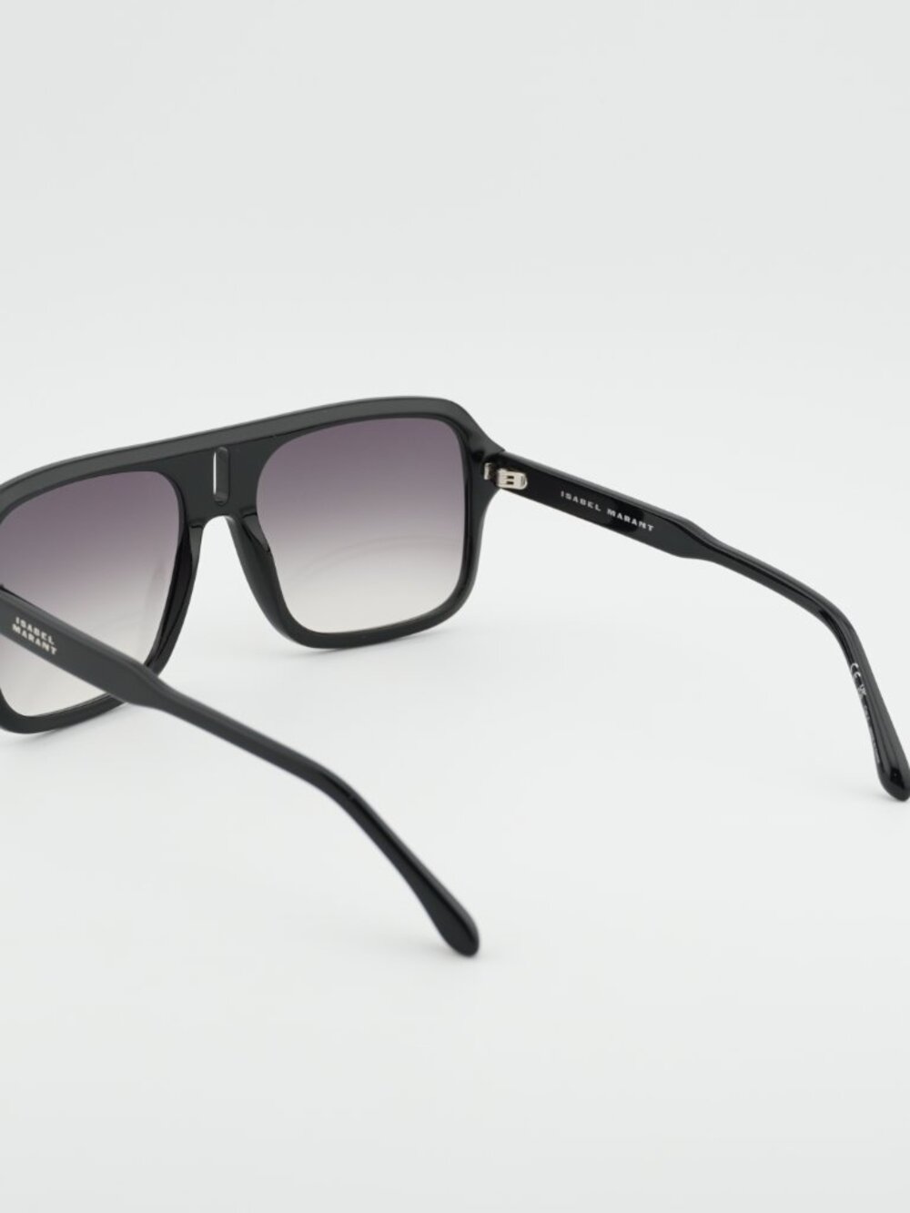 Isabel Marant IM 0125/S 0807 9O Sunglasses Black Square Frame, Grey Lenses - Picture 5 of 9